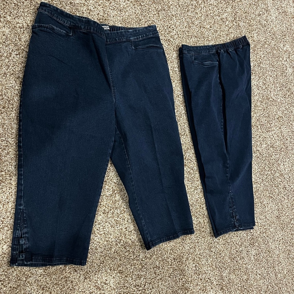 Catherine’s elastic waist crop jean size 1X 18-20